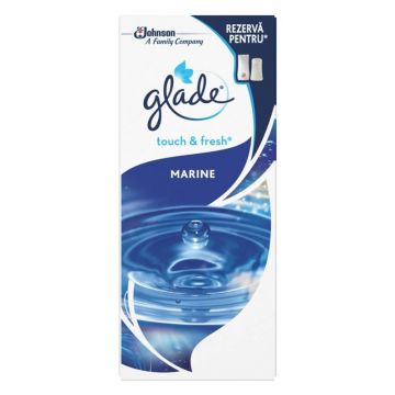 Rezerva Odorizant de Aer cu Actiune Instanta Glade Microspray, Marine, 10 ml