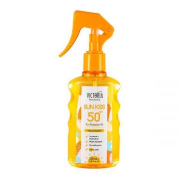 SHORT LIFE - Ulei de Corp cu Protectie Solara - Sun Kiss SPF50 Victoria Beauty, Camco, 200 ml