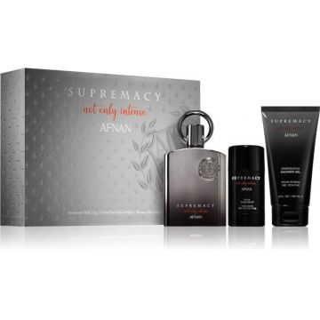 Afnan - Supremacy Not Only Intense, Set 3 piese ( apa de parfum 100 ml, gel de dus 150 ml, deodorant 75 ml )