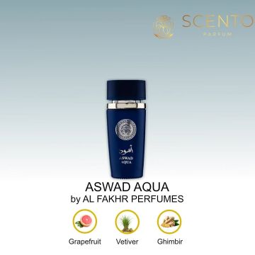 Apa de Parfum Aswad Aqua, Al Fakhr Perfumes, Barbati - 100ml