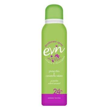 Deodorant Spray cu Fistic si Caramel Sarat - Evin Young Pistachio & Salted Caramel Deodorant Spray 24h, 150 ml