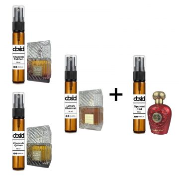 Khamrah Collection - Set 3 Decanturi 10ml (3+1)