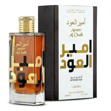 Lattafa - Ameer al Oudh Intense Oud, apa de parfum, unisex, 100 ml