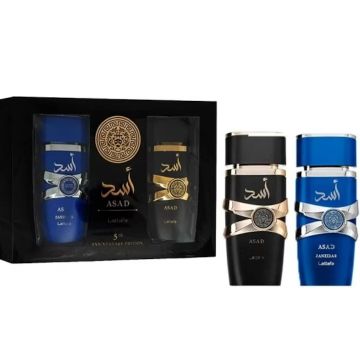 Lattafa - GIFT SET ASAD 5th ANNIVERSARY, apa de parfum, barbati, 2PC x 100ml