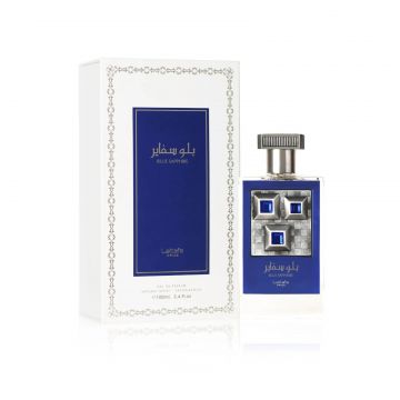 Lattafa Pride - Blue Sapphire, apa de parfum, barbati, 100 ml