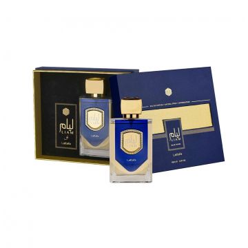 Liam Blue Shine, Lattafa, Apa de parfum, 100 ml, Barbati