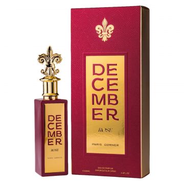 Paris Corner - December Rose, apa de parfum, unisex, 85 ml