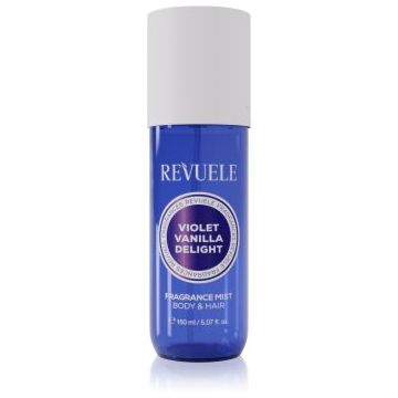 Revuele Violet Vanilla Delight Fragrance Mist brumă parfumată pentru corp si par pentru femei