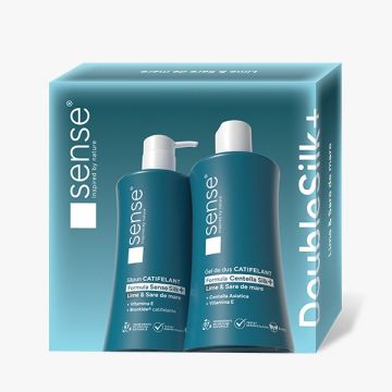 Sense Doublesilk + Lime Set cadou  (Gel de dus 330ml +Sapun maini 330ml )  Cahm Europe