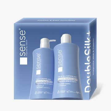 Sense Doublesilk+ Magnolie Set cadou (Gel de dus 330ml+Sapun maini 330ML)  Cahm Europe