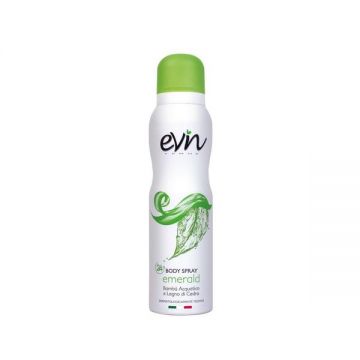 Spray de Corp cu Bambus Acvatic si Lemn de Cedru - Evin Femme Body Spray Emerald 24h, 150 ml
