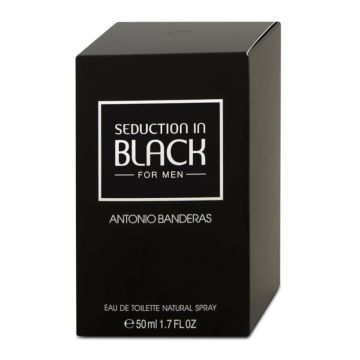 Apa de Toaleta Antonio Banderas Seduction in Black, Barbati, 50 ml