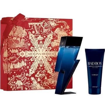 Carolina Herrera Bad Boy Cobalt 100ml.100sg Apa De Parfum Barbati SET Ml