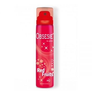 Deodorant Spray Parfum - Farmec Obsesie Red Fruits 24H, 75 ml