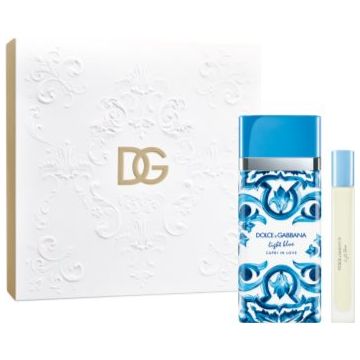 Dolce&Gabbana Light Blue Capri In Love Gift Set set cadou pentru femei