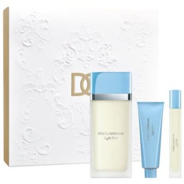 Dolce&Gabbana Light Blue EDT Trio Gift Set set cadou pentru femei