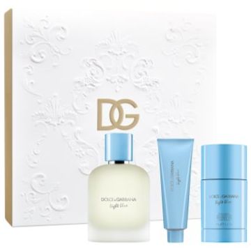 Dolce&Gabbana Light Blue Pour Homme EDT Gift Set set cadou pentru bărbați