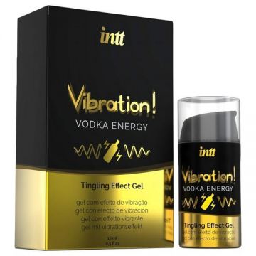 Gel lubrifiant Intt Vibration aroma vodka 15 ml