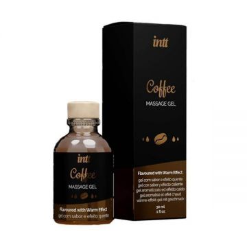 Gel masaj si lubrifiant 2 in 1 Intt cafea 30 ml