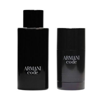 Set cadou Giorgio Armani Code, Barbati, Apa de toaleta, 125 ml + Deodorant stick, 75 ml