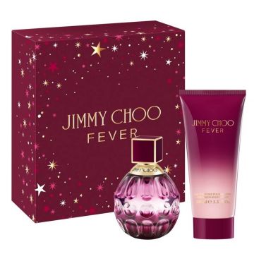 Set cadou Jimmy Choo Fever, Femei, Apa de Parfum, 60 ml + Lotiune de corp, 100 ml