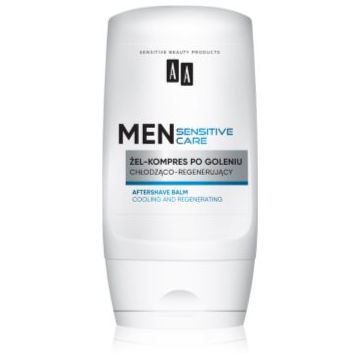 AA Cosmetics Men Sensitive gel după bărbierit cu efect racoritor