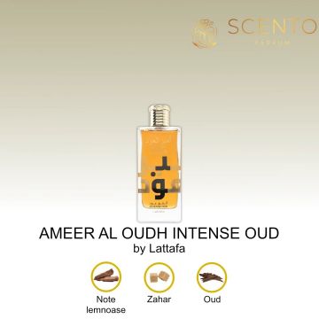 Apa de parfum, Ameer Al Oudh Intense Oud, Lattafa, 100 ml, unisex