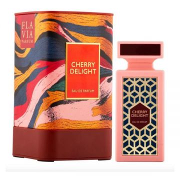 Apa de Parfum Unisex - Flavia Cherry Delight Eau de Parfum, 90 ml