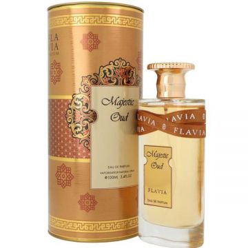 Apa de Parfum Unisex - Flavia Majestic Oud Eau de Parfum, 100 ml