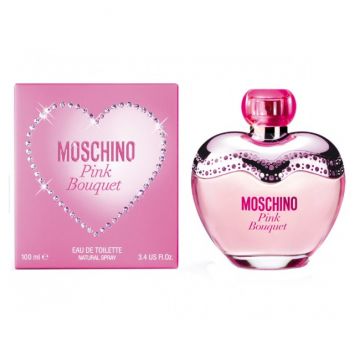 Apa de Toaleta pentru Femei - Moschino Pink Bouquet, 100 ml