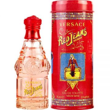 Apa de Toaleta pentru Femei - Versace Red Jeans, 75 ml ieftina