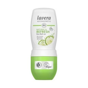 Deodorant Roll-on Natural & Refresh cu lime si minerale naturale 50ml Lavera