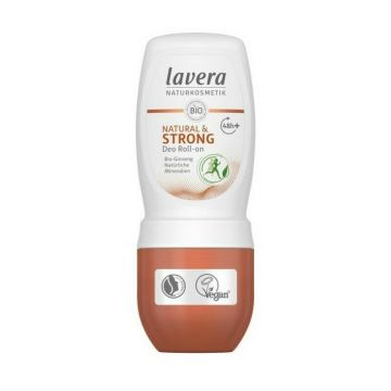 Deodorant Roll-on Natural & Strong cu ginseng si minerale naturale 50ml Lavera