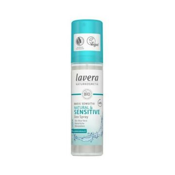 Deodorant spray Natural & Sensitiv cu aloe vera si minerale naturale 75ml Lavera