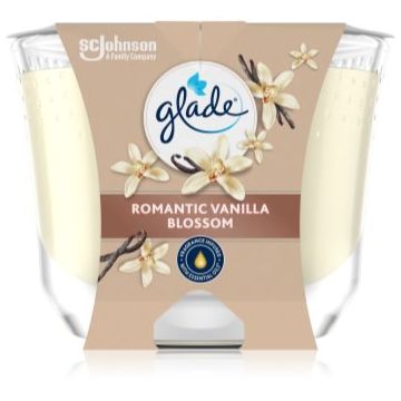 GLADE Romantic Vanilla Blossom lumânare parfumată