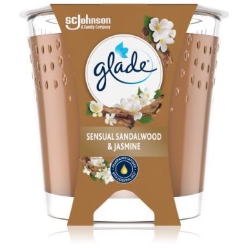 GLADE Sensual Sandalwood & Jasmine lumânare parfumată