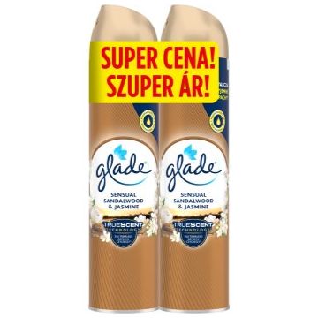 GLADE Sensual Sandalwood & Jasmine odorizant de camera duo