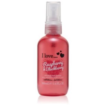 I Love Raspberry & Blackberry spray de corp racoritor