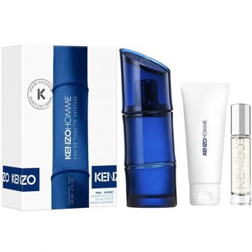 Kenzo Homme Intense 60ml.10ml.75sg Apa de Toaleta Intensa Barbati Travel Set