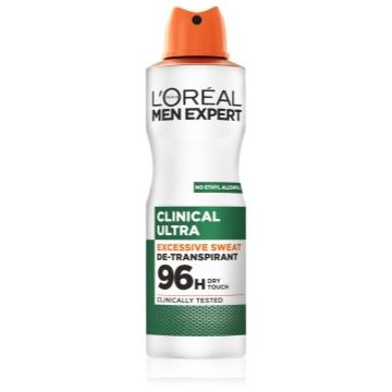 L’Oréal Paris Men Expert Clinical Ultra spray anti-perspirant pentru barbati