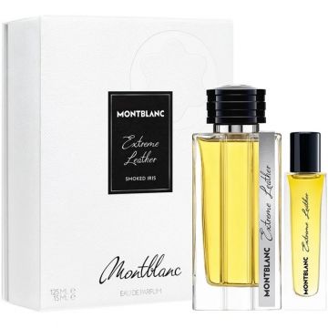 Mont Blanc Collection Extreme Leather 125ml.15ml Apa De Parfum Barbati SET