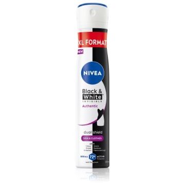 NIVEA Black & White Authentic spray anti-perspirant 72 ore