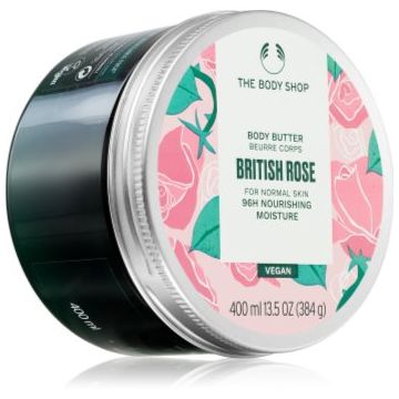 The Body Shop British Rose Body Butter unt pentru corp cu efect de nutritiv