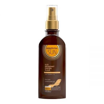 Ulei Bronzant pentru Plaja - Gerovital Sun Tanning Oil, 150 ml