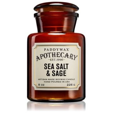 Paddywax Apothecary Sea Salt & Sage lumânare parfumată