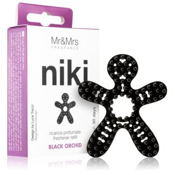 Mr & Mrs Fragrance Niki Black Orchid parfum pentru masina rezervă