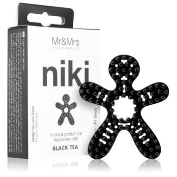 Mr & Mrs Fragrance Niki Black Tea parfum pentru masina rezervă