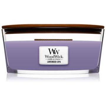 Woodwick Lavender Spa lumânare parfumată cu fitil din lemn (hearthwick) Woodwick Lavender Spa lumânare parfumată cu fitil din lemn (hearthwick)