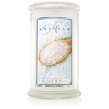 Kringle Candle Sea Salt & Tonka lumânare parfumată