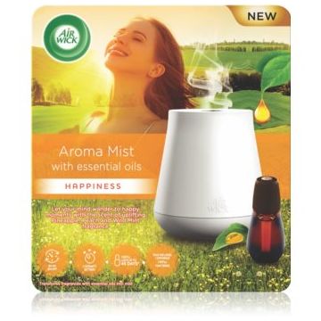 Air Wick Aroma Mist Happiness aroma difuzor cu rezervã + baterie